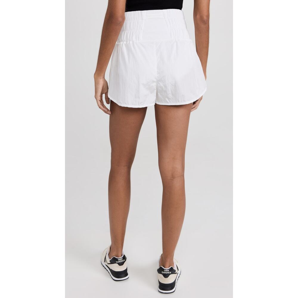 FP MOVEMENT The Way Home Shorts White Lined Running Active Women's M - Picture 11 of 12